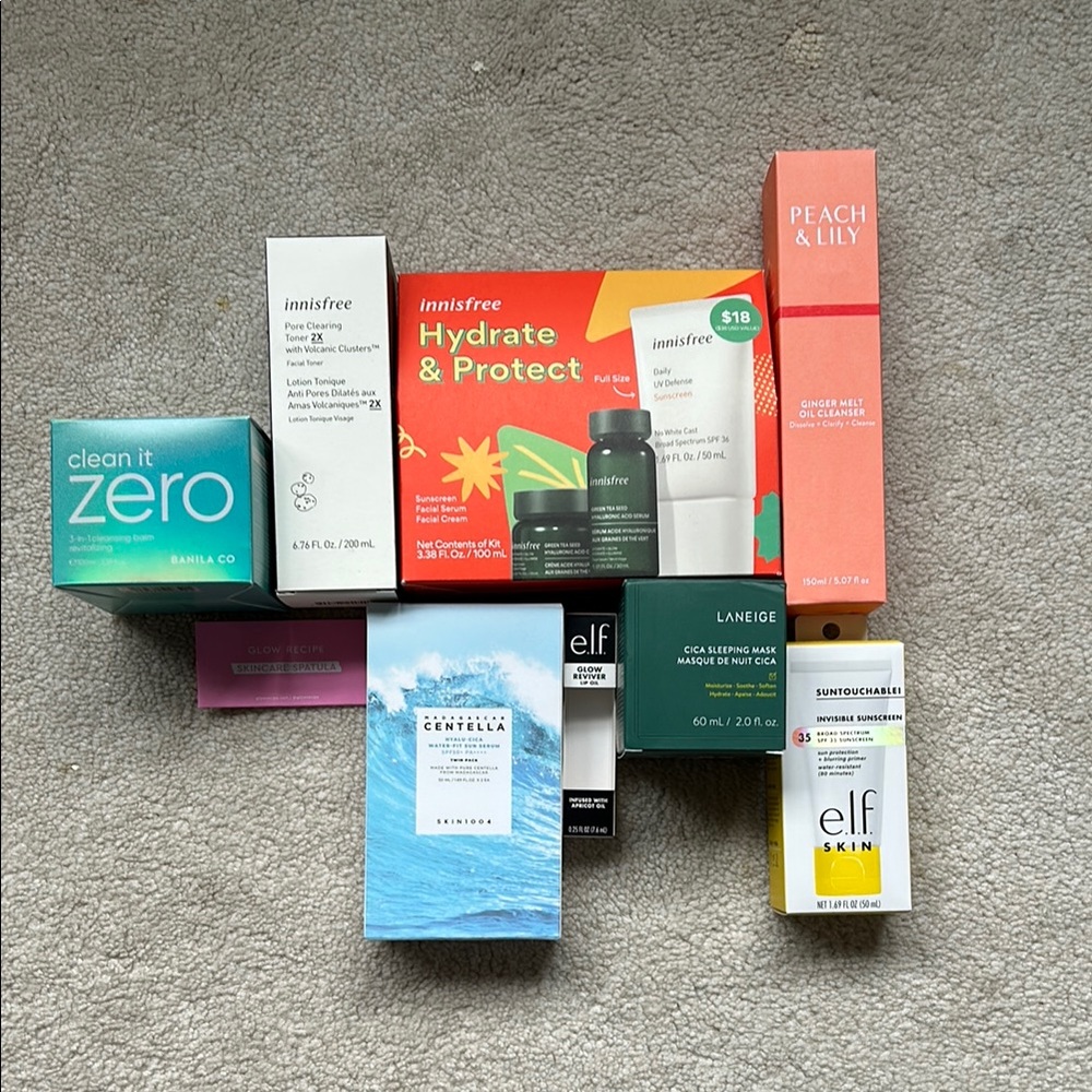 Sephora Bag Full Of Skincare Empty Boxes